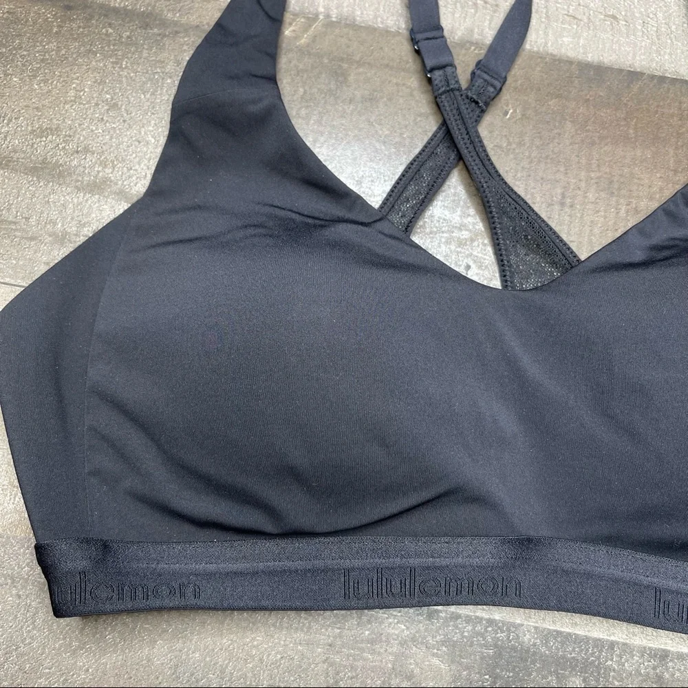 Lululemon Up For It Black Bra size 34C